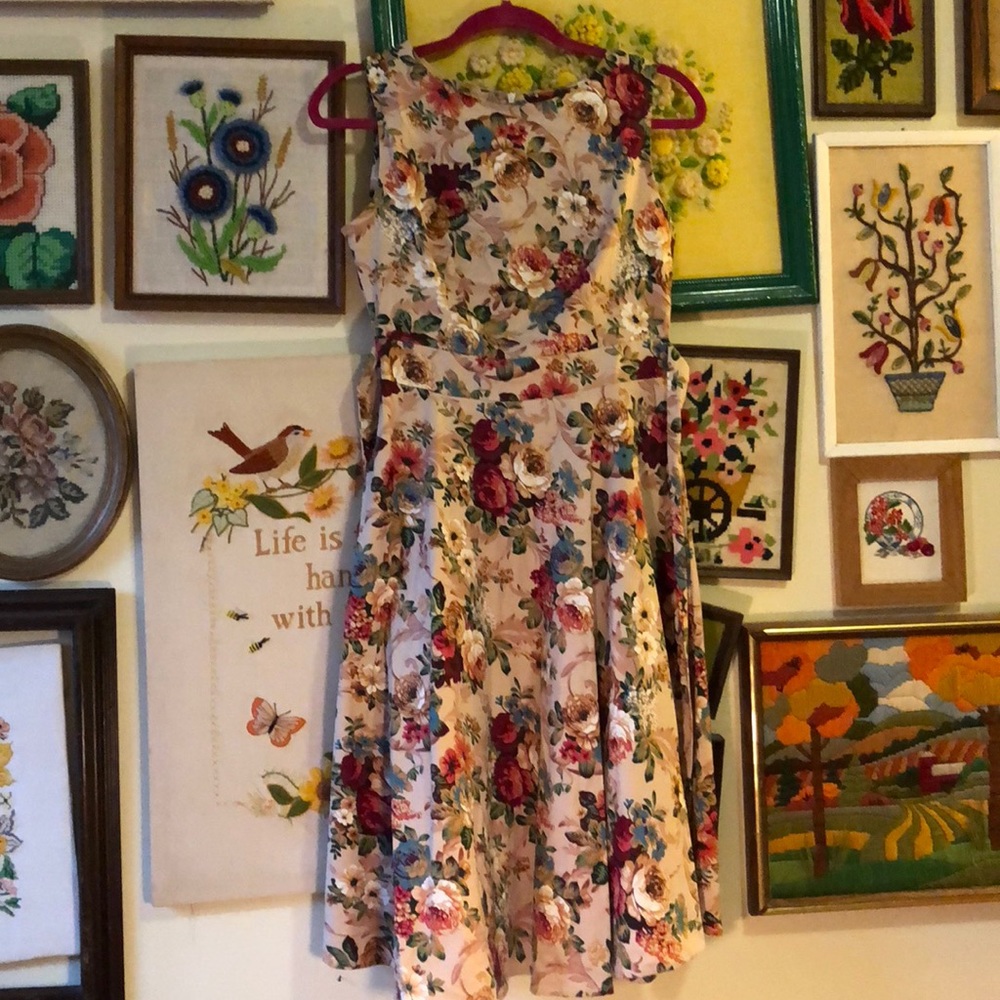 ModCloth Vintage inspired floral dress